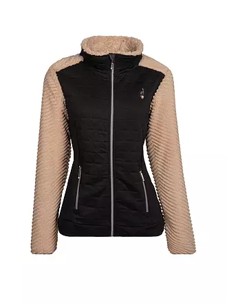 AULP | Chaqueta polar de mujer Vahan de piel sintética | braun